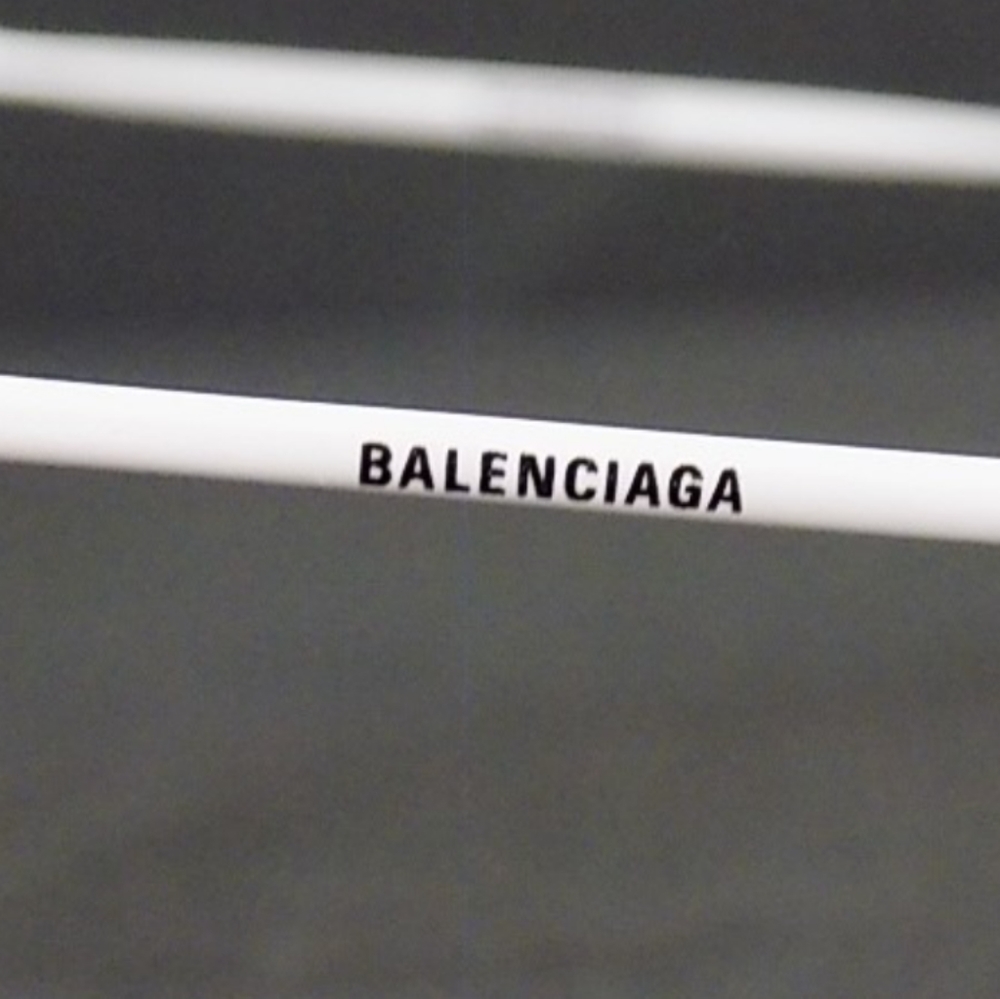 Balenciaga Logo Print Cat Eye Sunglasses BB0021SK - Picture 9 of 16